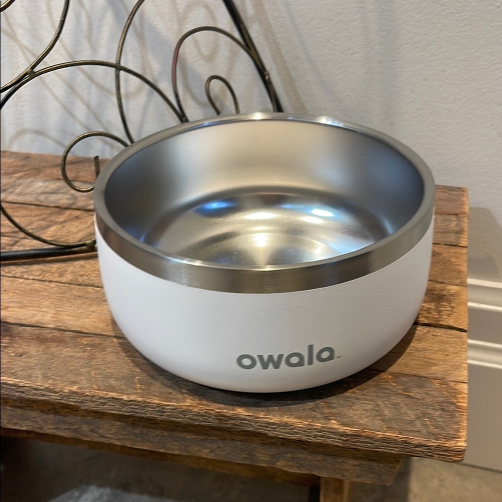 🆕Owala Pet Bowl Durable Stainless Steel Bowl